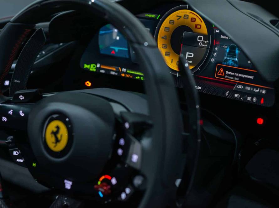 Ferrari SF90 COUPE dash