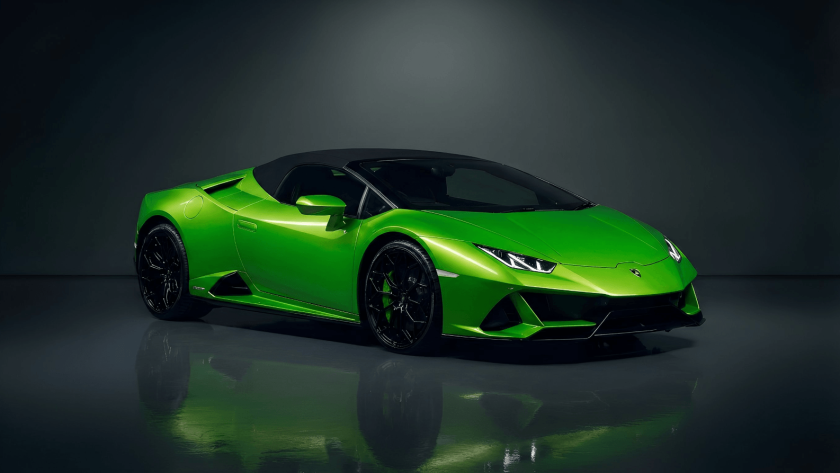 Lamborghini Huracan EVO Spyder Hire - Green
