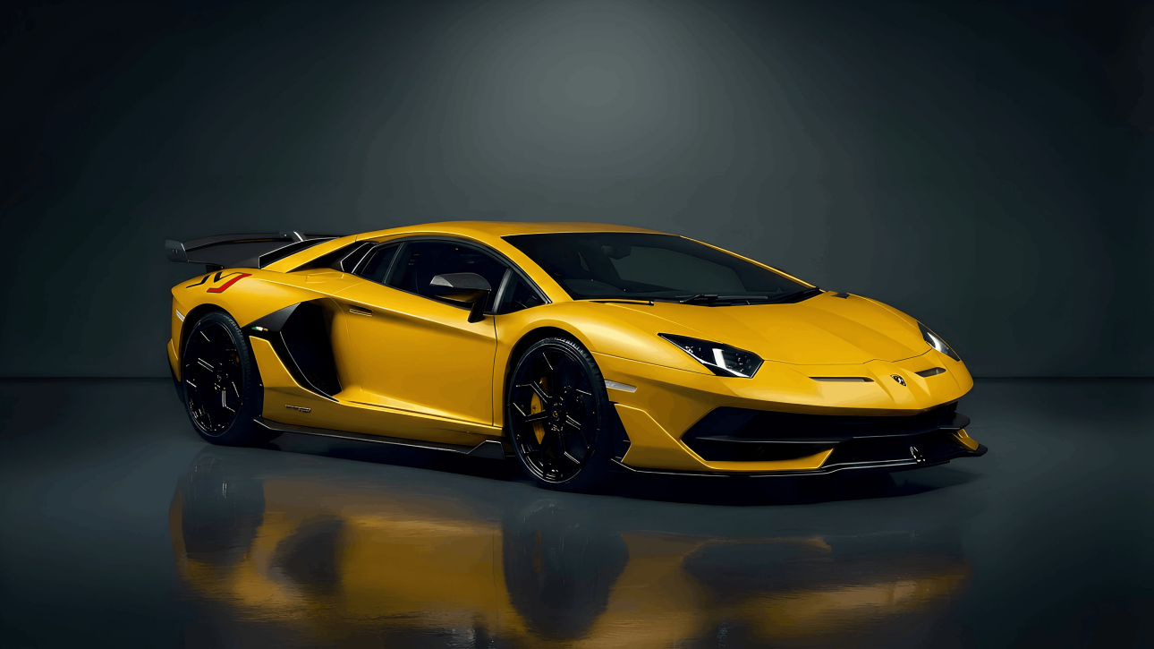 Lamborghini Aventador SVJ Coupe Orange Hire