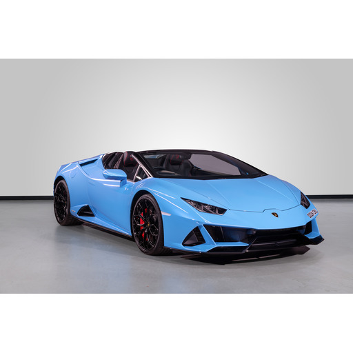 Lamborghini Huracán Evo Spyder Blue Hire