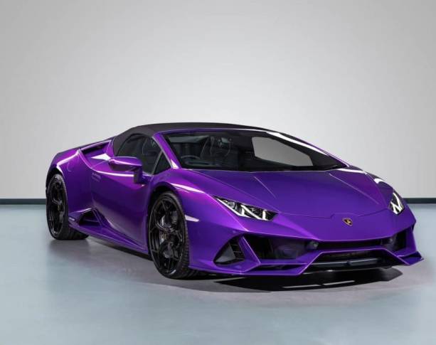 Lamborghini Hurácan Evo Spyder - Purple Hire