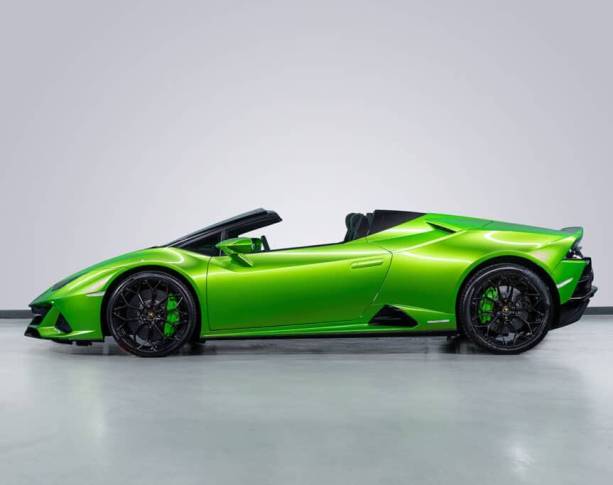 Lamborghin HURACÁN EVO SPYDER - GREEN Hire